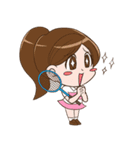 Badminton by Memee.（個別スタンプ：26）