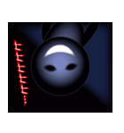 黒い人ー心の闇ー（個別スタンプ：1）
