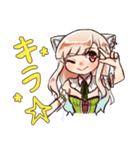 ねこちゃん 日常で使うアクション（個別スタンプ：1）