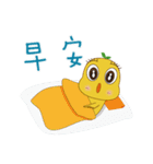 Yellow hair duck（個別スタンプ：17）