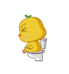 Yellow hair duck（個別スタンプ：24）