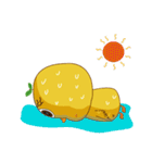 Yellow hair duck（個別スタンプ：35）