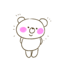 White Chubby Bear（個別スタンプ：36）