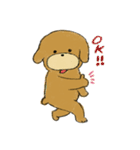 トイプードルのまっ茶くん（個別スタンプ：6）