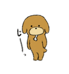 トイプードルのまっ茶くん（個別スタンプ：33）