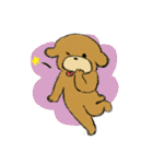 トイプードルのまっ茶くん（個別スタンプ：38）