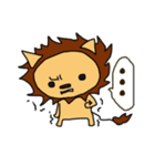 ライオンさんとウサギさん（個別スタンプ：25）