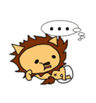 ライオンさんとウサギさん（個別スタンプ：27）