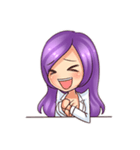 Purple sister（個別スタンプ：2）