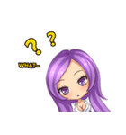 Purple sister（個別スタンプ：8）