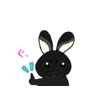 モナカです（黒ウサギ）（個別スタンプ：10）