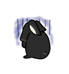 モナカです（黒ウサギ）（個別スタンプ：31）
