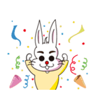 PP yellowish rabbit（個別スタンプ：1）