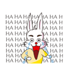 PP yellowish rabbit（個別スタンプ：4）