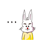 PP yellowish rabbit（個別スタンプ：5）