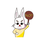 PP yellowish rabbit（個別スタンプ：7）