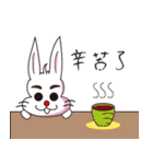 PP yellowish rabbit（個別スタンプ：8）