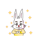PP yellowish rabbit（個別スタンプ：10）