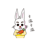 PP yellowish rabbit（個別スタンプ：17）