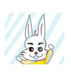 PP yellowish rabbit（個別スタンプ：20）