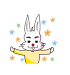 PP yellowish rabbit（個別スタンプ：30）