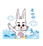 PP yellowish rabbit（個別スタンプ：33）