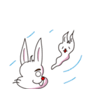 PP yellowish rabbit（個別スタンプ：35）