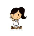 Cute Medical student GIRL TH（個別スタンプ：8）