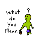 Alien green life (en)（個別スタンプ：3）