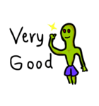 Alien green life (en)（個別スタンプ：5）