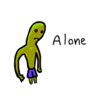 Alien green life (en)（個別スタンプ：7）