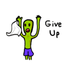 Alien green life (en)（個別スタンプ：12）