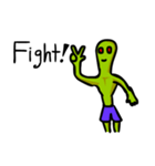 Alien green life (en)（個別スタンプ：13）