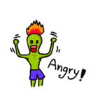 Alien green life (en)（個別スタンプ：25）