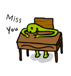 Alien green life (en)（個別スタンプ：30）