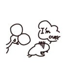 A misanthropicken - with a lowcken（個別スタンプ：28）