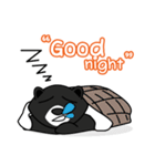 Black Bear Happy ＆ Fun（個別スタンプ：19）