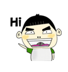 The boy's thick eyebrows Wong（個別スタンプ：1）