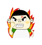 The boy's thick eyebrows Wong（個別スタンプ：9）