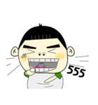 The boy's thick eyebrows Wong（個別スタンプ：16）