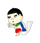 The boy's thick eyebrows Wong（個別スタンプ：25）
