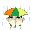 The boy's thick eyebrows Wong（個別スタンプ：28）