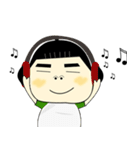 The boy's thick eyebrows Wong（個別スタンプ：33）