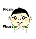 The boy's thick eyebrows Wong（個別スタンプ：36）