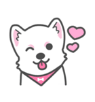 Latte Lovely Dog（個別スタンプ：8）