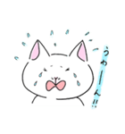 白猫ルネくん（個別スタンプ：10）