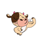 Love of an Dairy Cow Animated（個別スタンプ：3）