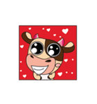 Love of an Dairy Cow Animated（個別スタンプ：13）