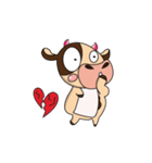 Love of an Dairy Cow Animated（個別スタンプ：17）