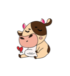 Love of an Dairy Cow Animated（個別スタンプ：22）